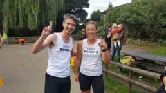 160917 Oakwell Hall parkrun Ian Sanderson Myra Jones.jpg